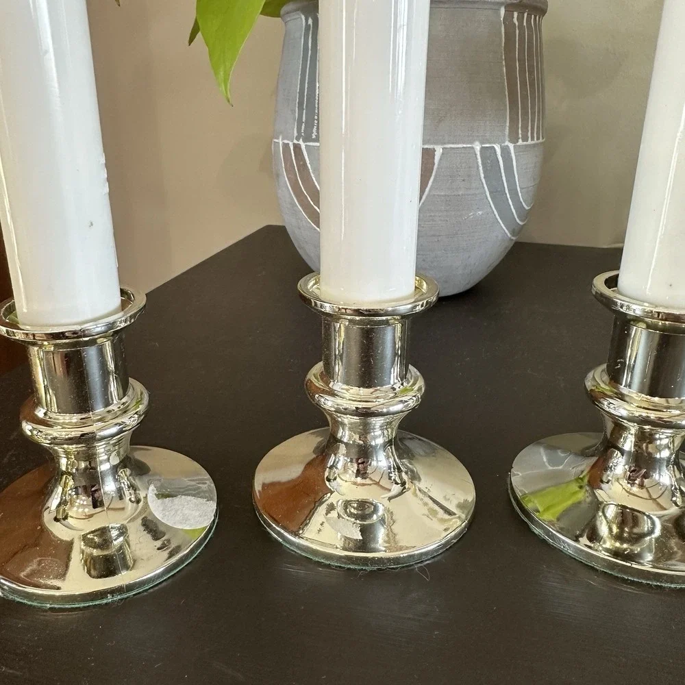 SET of 5 Christmas Window‎ Candle Holder Battery Operated Flickering 10